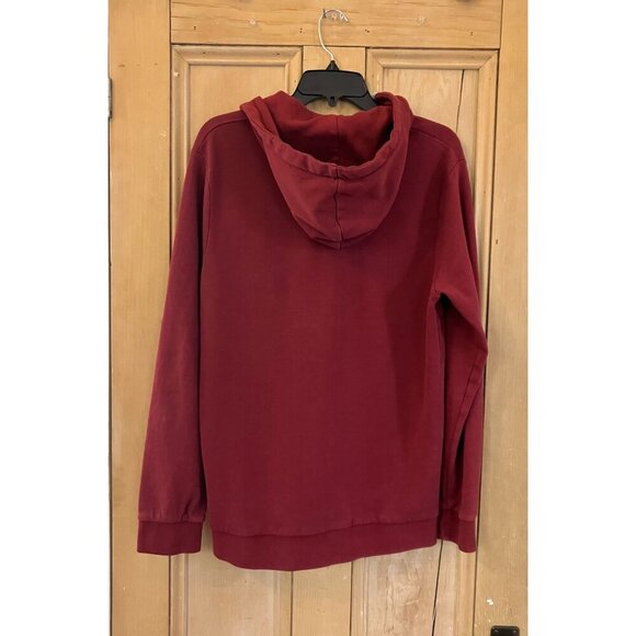 Polo Ralph Lauren Womens Full Zip Burgundy White Small Pony Hoodie XL Red SP EXC - Picture 9 of 11